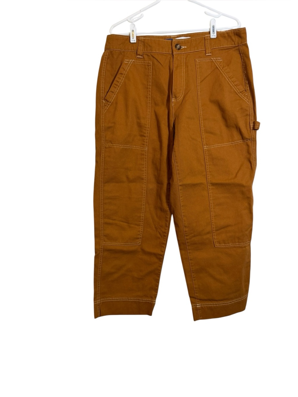 Old Navy Utility Cargo Pants in Rust Brown sz 14 Petite